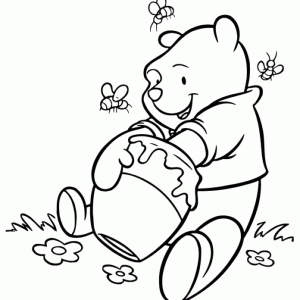 Desenho do Winnie the Pooh para colorir 28