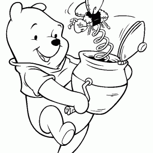 Desenho do Winnie the Pooh para colorir 29