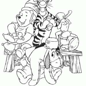 Desenho do Winnie the Pooh para colorir 30