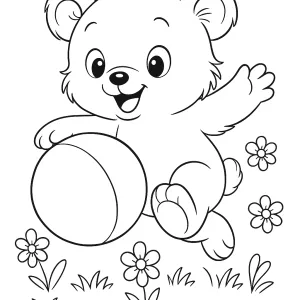 Desenho de ursinho para colorir 28