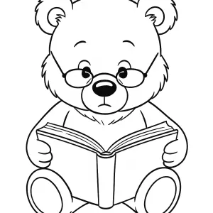 Desenho de ursinho para colorir 29