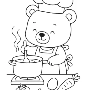 Desenho de ursinho para colorir 30