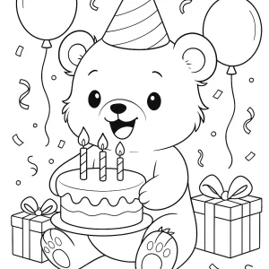 Desenho de ursinho para colorir 32