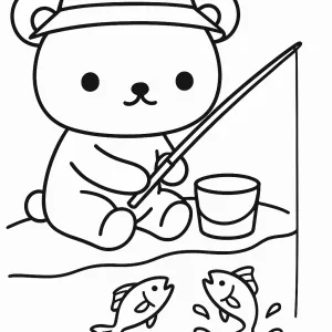 Desenho de ursinho para colorir 34