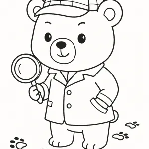 Desenho de ursinho para colorir 37