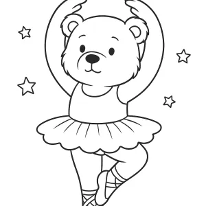 Desenho de ursinho para colorir 40