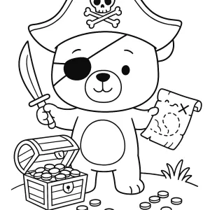 Desenho de ursinho para colorir 41