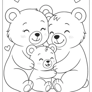 Desenho de ursinho para colorir 43