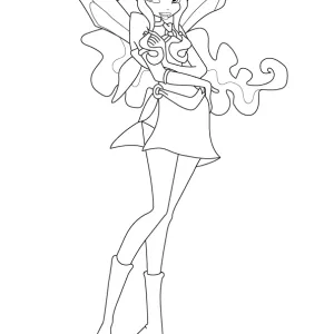Desenho das Winx para colorir 28