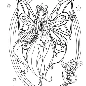 Desenho das Winx para colorir 32