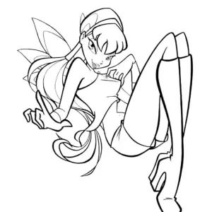 Desenho das Winx para colorir 36