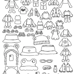 Desenho de Toca Boca World para colorir 1