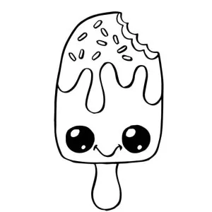 Desenho kawaii para colorir 24