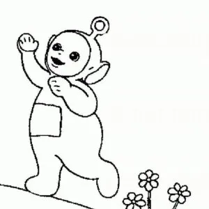 Desenho dos Teletubbies para colorir 1