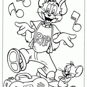 Desenho do Tom e Jerry para colorir 51