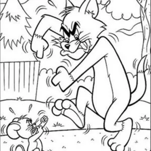 Desenho do Tom e Jerry para colorir 52