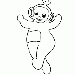 Desenho dos Teletubbies para colorir 2