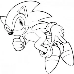 Desenho do Sonic para pintar 33