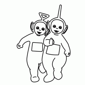 Desenho dos Teletubbies para colorir 3