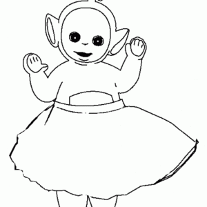Desenho dos Teletubbies para colorir 6