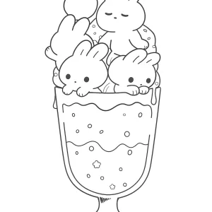 Desenho de gelado para colorir 7