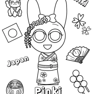 Desenho de Sprunki para colorir 4