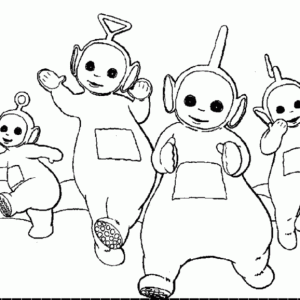 Desenho dos Teletubbies para colorir 7