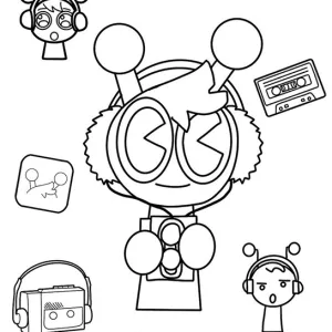 Desenho de Sprunki para colorir 10