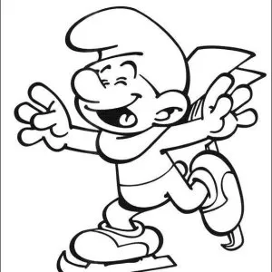 Desenho dos Smurfs para colorir 3