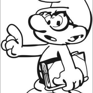 Desenho dos Smurfs para colorir 5
