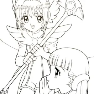 Desenho de anime para colorir 198