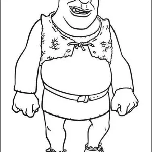 Desenho do Shrek para colorir 50