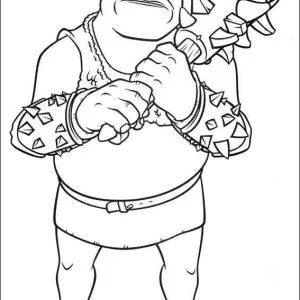 Desenho do Shrek para colorir 52