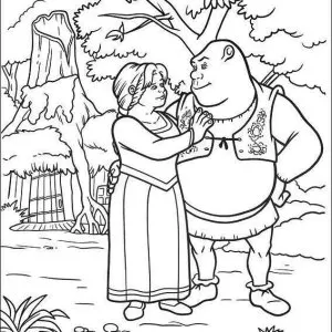 Desenho do Shrek para colorir 57