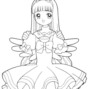 Desenho de anime para colorir 199