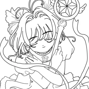 Desenho de anime para colorir 200
