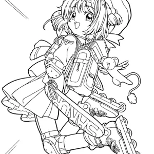 Desenho de anime para colorir 201