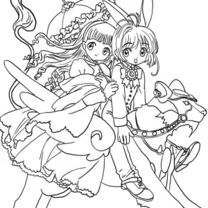 Desenho de anime para colorir 202