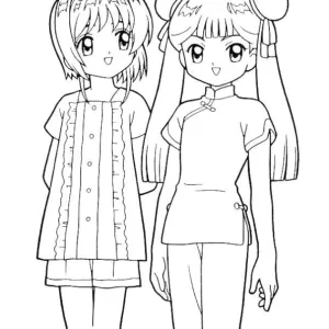 Desenho de anime para colorir 203