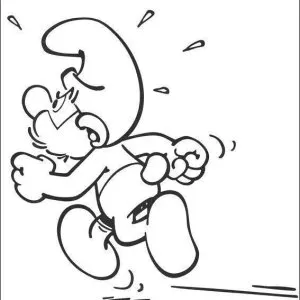 Desenho dos Smurfs para colorir 9