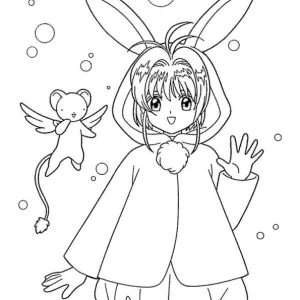 Desenho de anime para colorir 205