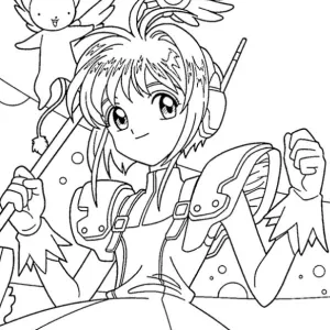 Desenho de anime para colorir 207