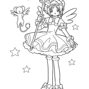Desenho de anime para colorir 208