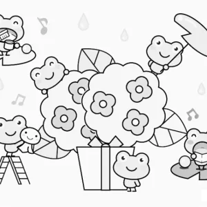 Desenho de sapo para colorir 20