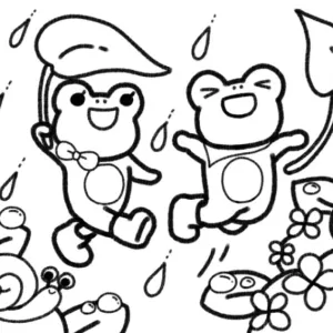 Desenho de sapo para colorir 23