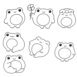 Desenho de sapo para colorir 24