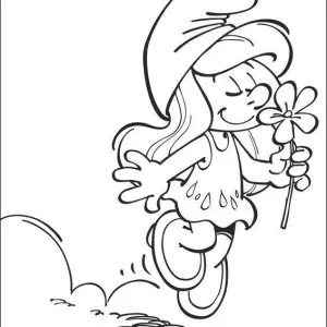Desenho dos Smurfs para colorir 10