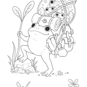 Desenho de sapo para colorir 27
