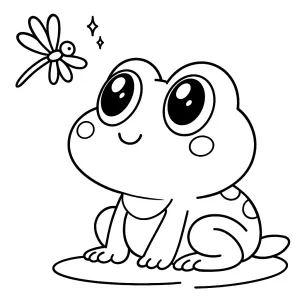 Desenho de sapo para colorir 28
