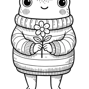 Desenho de sapo para colorir 29